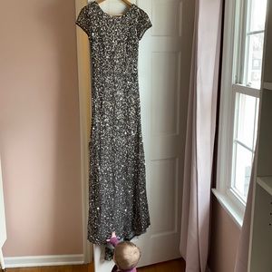 Adriana Pappell Floor length sequin dress